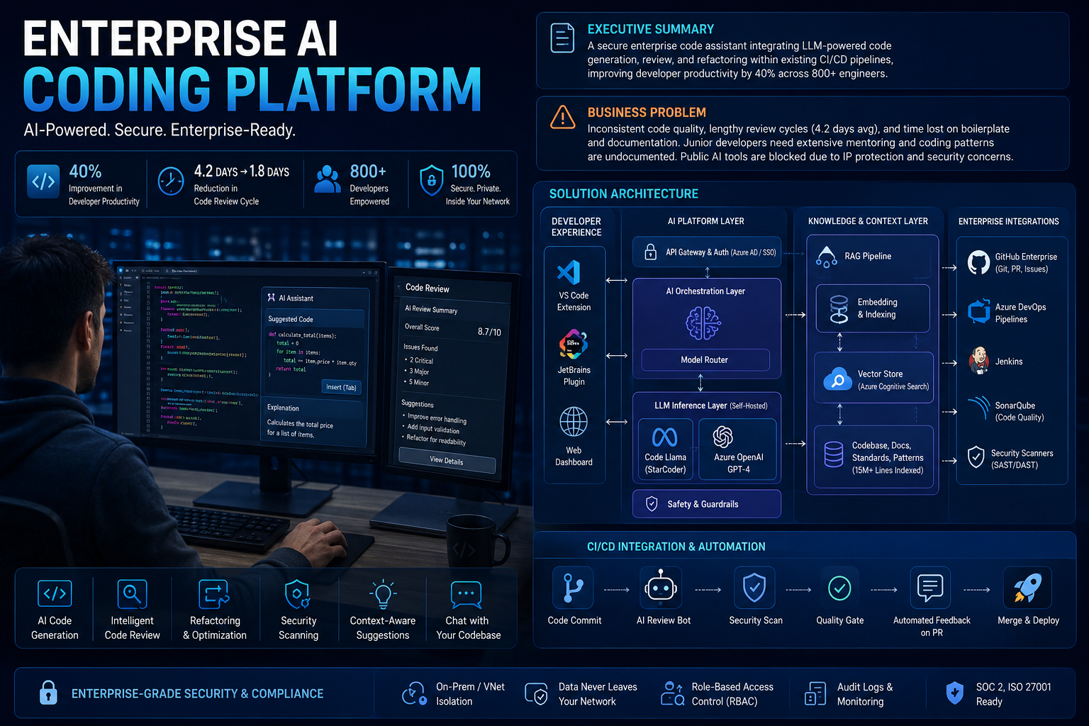 Cover image for Enterprise AI Coding Platform